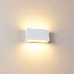 Applique Murale D'Exterieur Duluth Led Blanc, 1 Lumiere