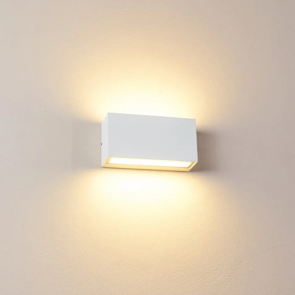 Applique Murale D'Exterieur Duluth Led Blanc, 1 Lumiere