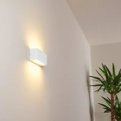 Applique Murale D'Exterieur Duluth Led Blanc, 1 Lumiere