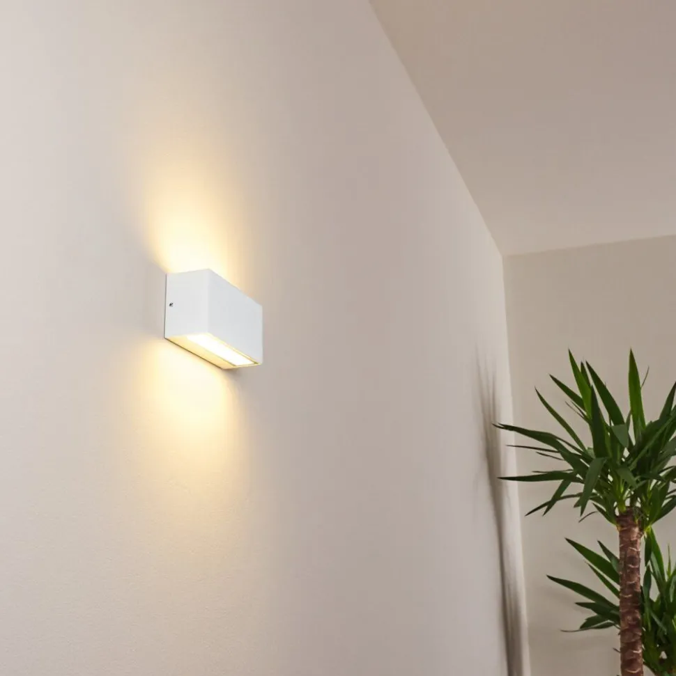 Applique Murale D'Exterieur Duluth Led Blanc, 1 Lumiere