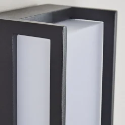 Applique Murale D'Exterieur Skove Led Anthracite, 1 Lumiere, Detecteur De Mouvement