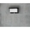 Applique Murale D'Exterieur Eglo Z_Solar Led Noir, 32 Lumieres, Detecteur De Mouvement