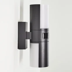 Applique Murale D'Exterieur Baulund Led Anthracite, 1 Lumiere, Detecteur De Mouvement