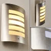 Applique Murale D'Exterieur Alslev Acier Inoxydable, 1 Lumiere