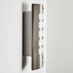 Applique Murale D'Exterieur Alslev Acier Inoxydable, 1 Lumiere, Detecteur De Mouvement
