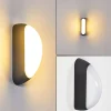 Applique Murale D'Exterieur Arvier Led Noir, 1 Lumiere