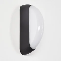Applique Murale D'Exterieur Arvier Led Noir, 1 Lumiere