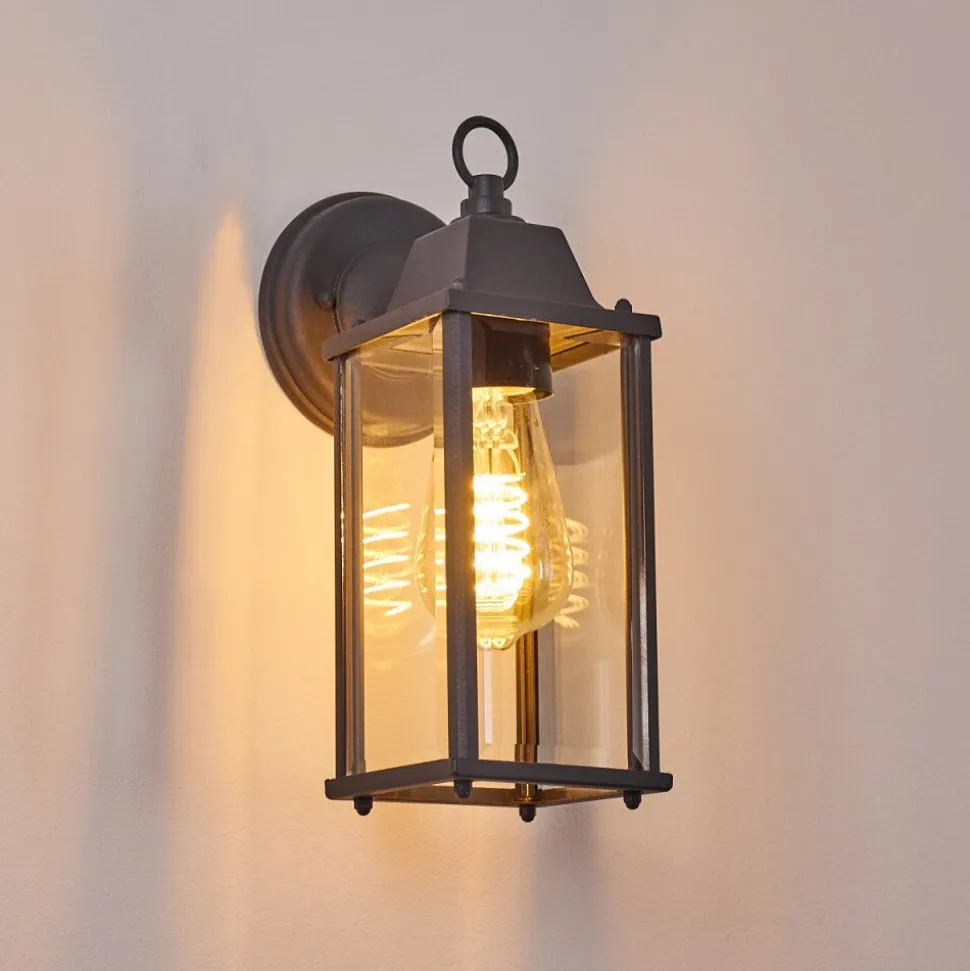 Applique Murale D'Exterieur Hialeah Anthracite, 1 Lumiere