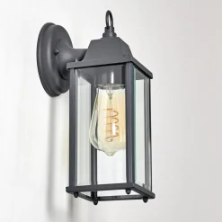 Applique Murale D'Exterieur Hialeah Anthracite, 1 Lumiere