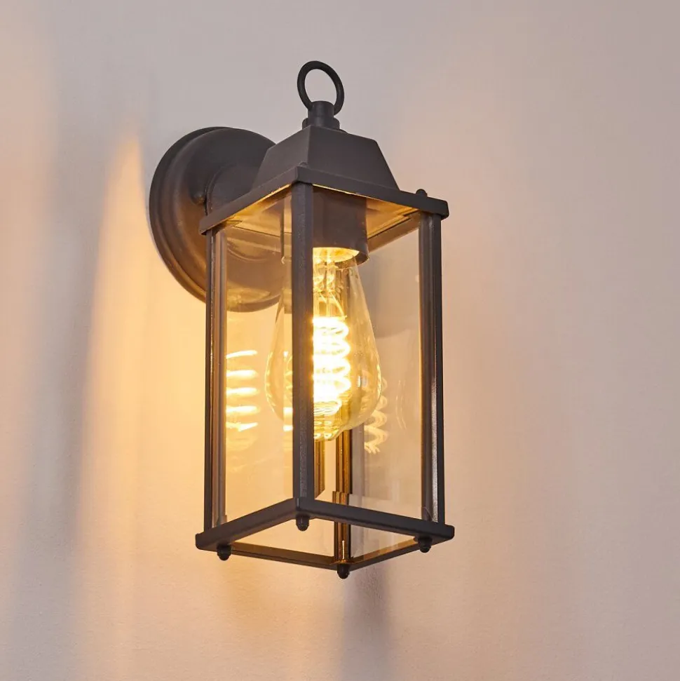 Applique Murale D'Exterieur Hialeah Anthracite, 1 Lumiere