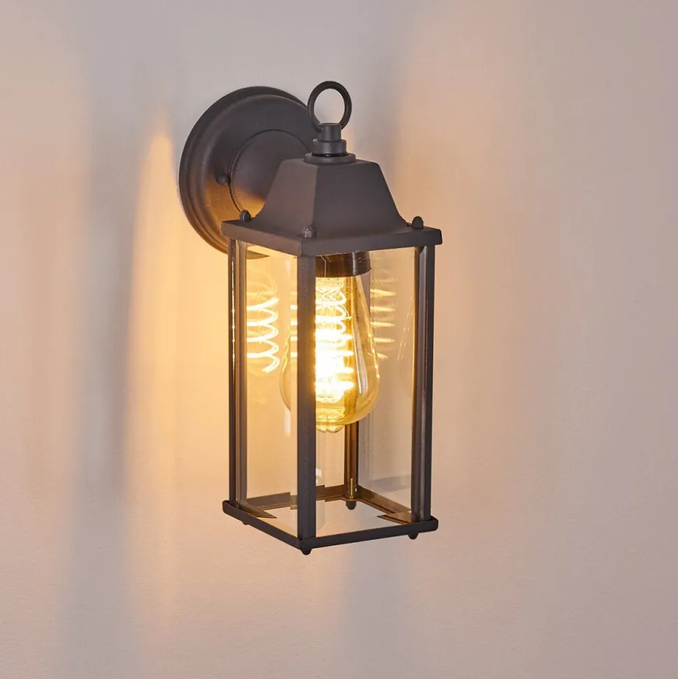Applique Murale D'Exterieur Hialeah Anthracite, 1 Lumiere