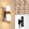 Applique Murale D'Exterieur Baulund Led Noir, 1 Lumiere