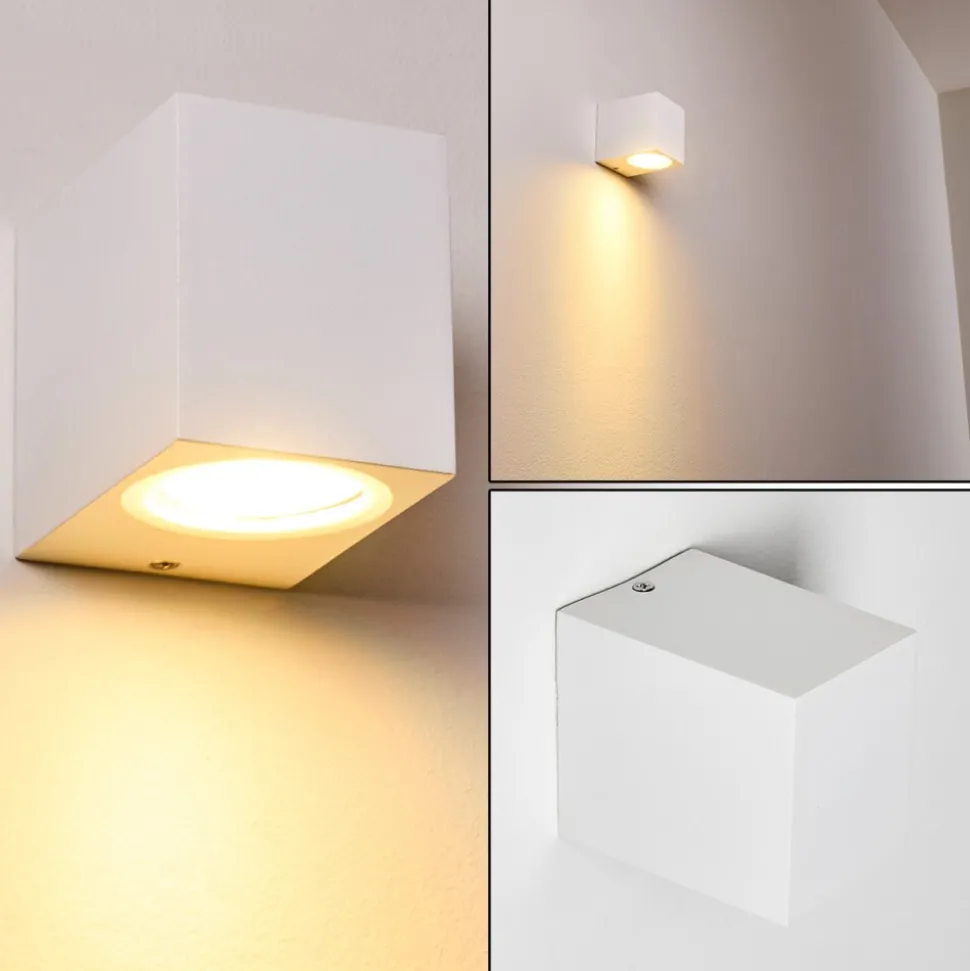 Applique Murale D'Exterieur Nordborg Led Blanc, 1 Lumiere