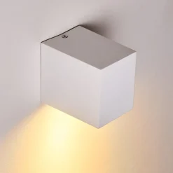 Applique Murale D'Exterieur Nordborg Led Blanc, 1 Lumiere