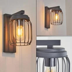 Applique Murale D'Exterieur Foothills Anthracite, 1 Lumiere