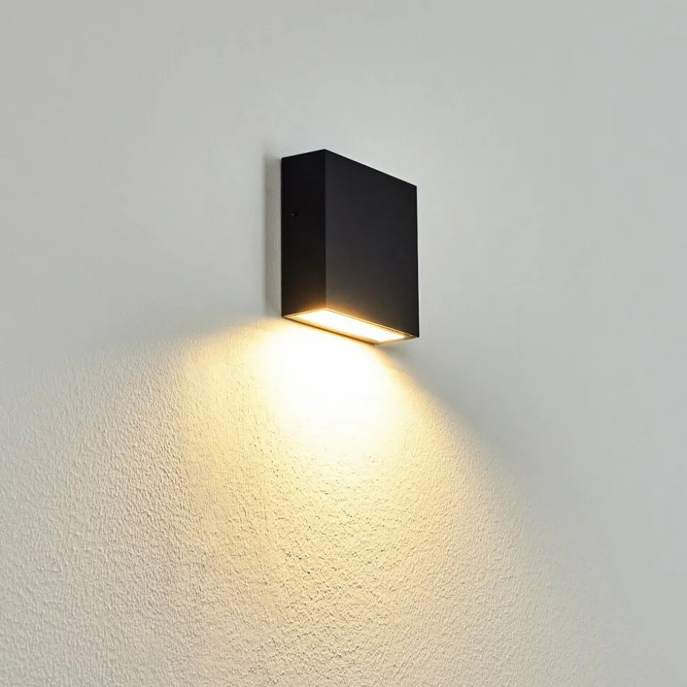 Applique Murale D'Exterieur Spidern Led Noir, Blanc, 1 Lumiere