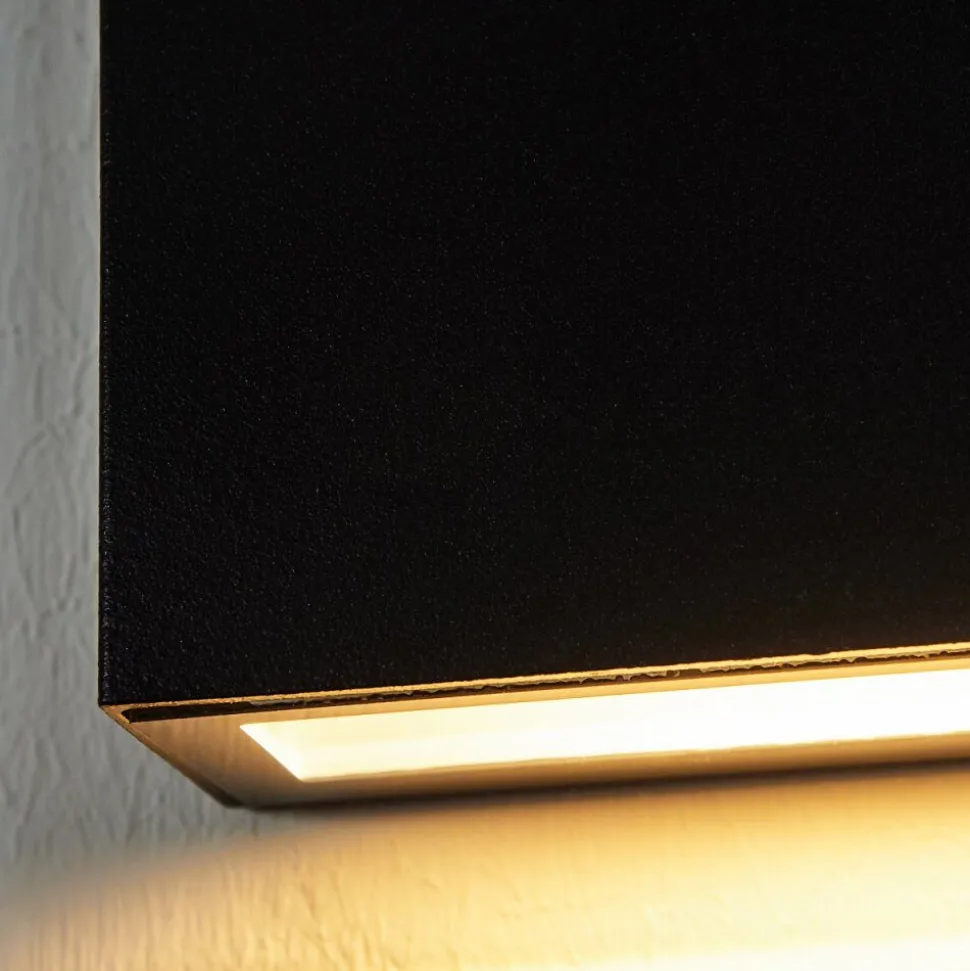 Applique Murale D'Exterieur Spidern Led Noir, Blanc, 1 Lumiere