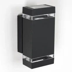 Applique Murale D'Exterieur Edevik Anthracite, 2 Lumieres