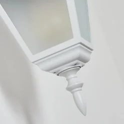Applique Murale D'Exterieur Naofe Blanc, 1 Lumiere