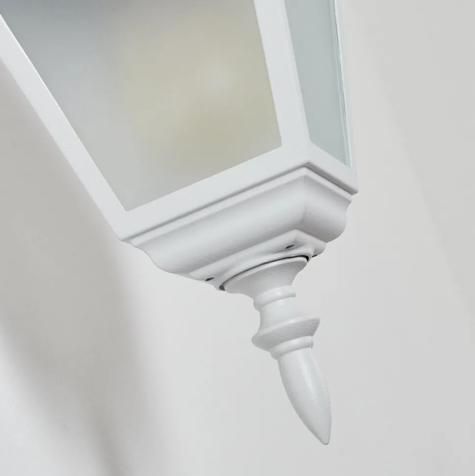 Applique Murale D'Exterieur Naofe Blanc, 1 Lumiere