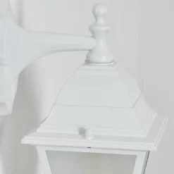 Applique Murale D'Exterieur Naofe Blanc, 1 Lumiere