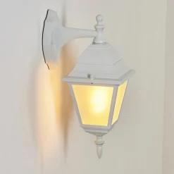 Applique Murale D'Exterieur Naofe Blanc, 1 Lumiere
