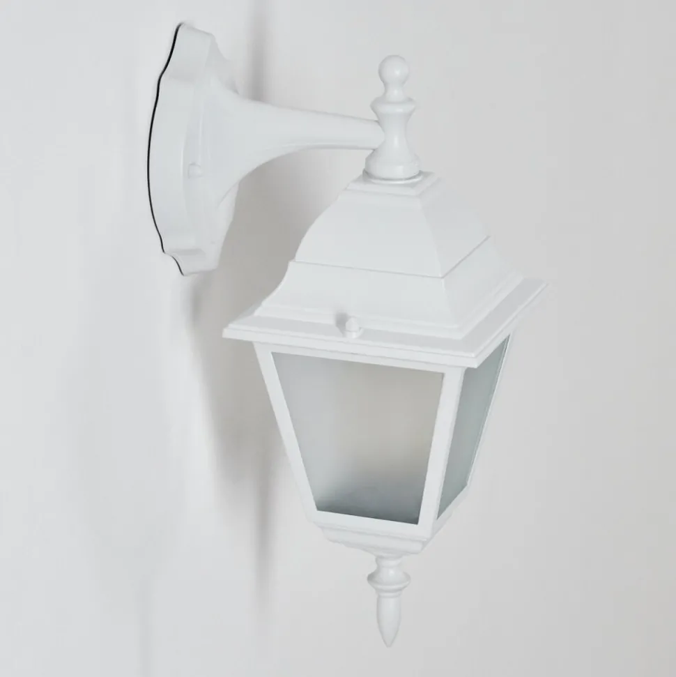 Applique Murale D'Exterieur Naofe Blanc, 1 Lumiere