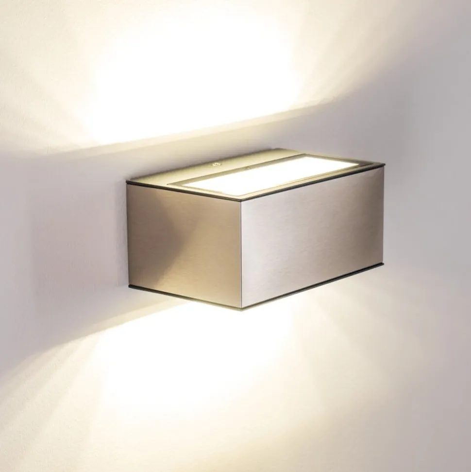 Applique Murale D'Exterieur Spider Led Acier Inoxydable, 1 Lumiere