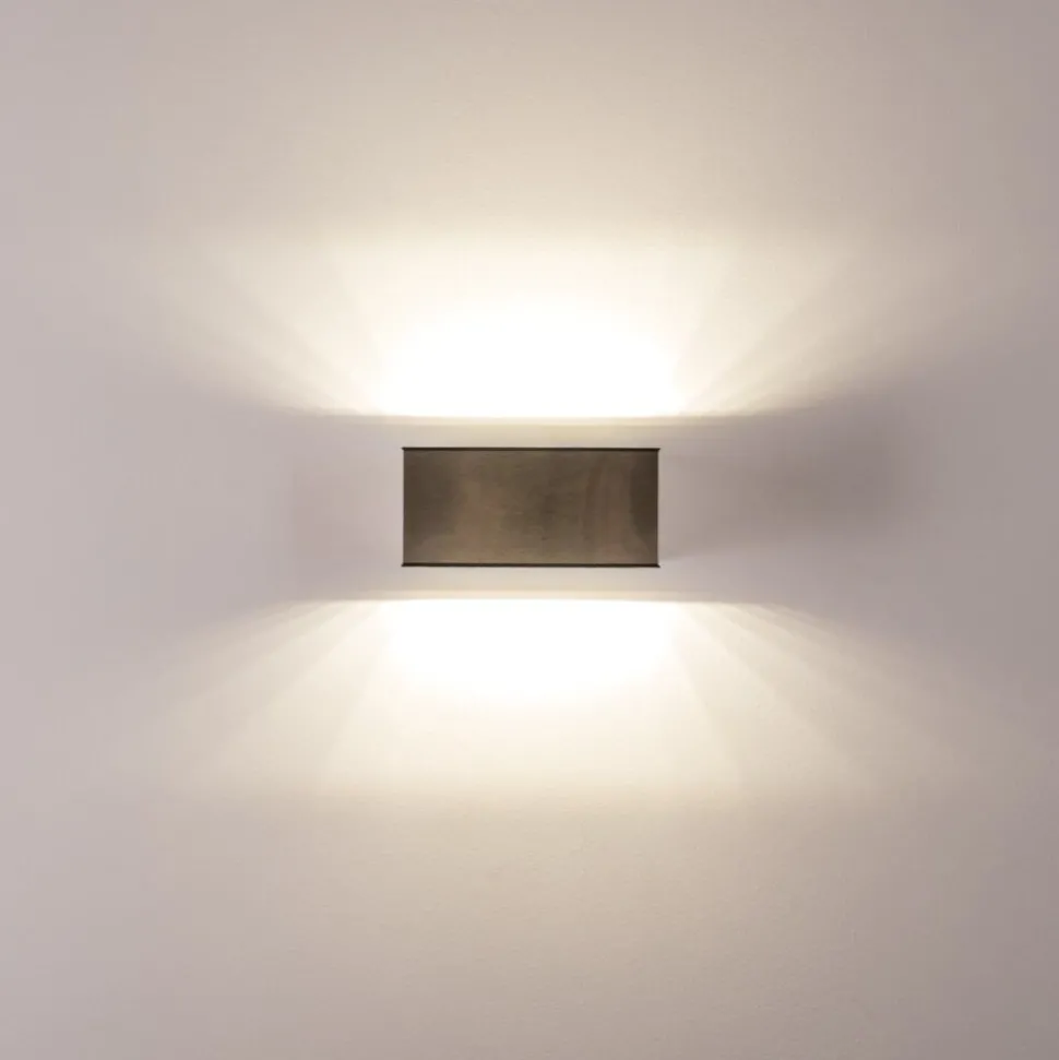 Applique Murale D'Exterieur Spider Led Acier Inoxydable, 1 Lumiere