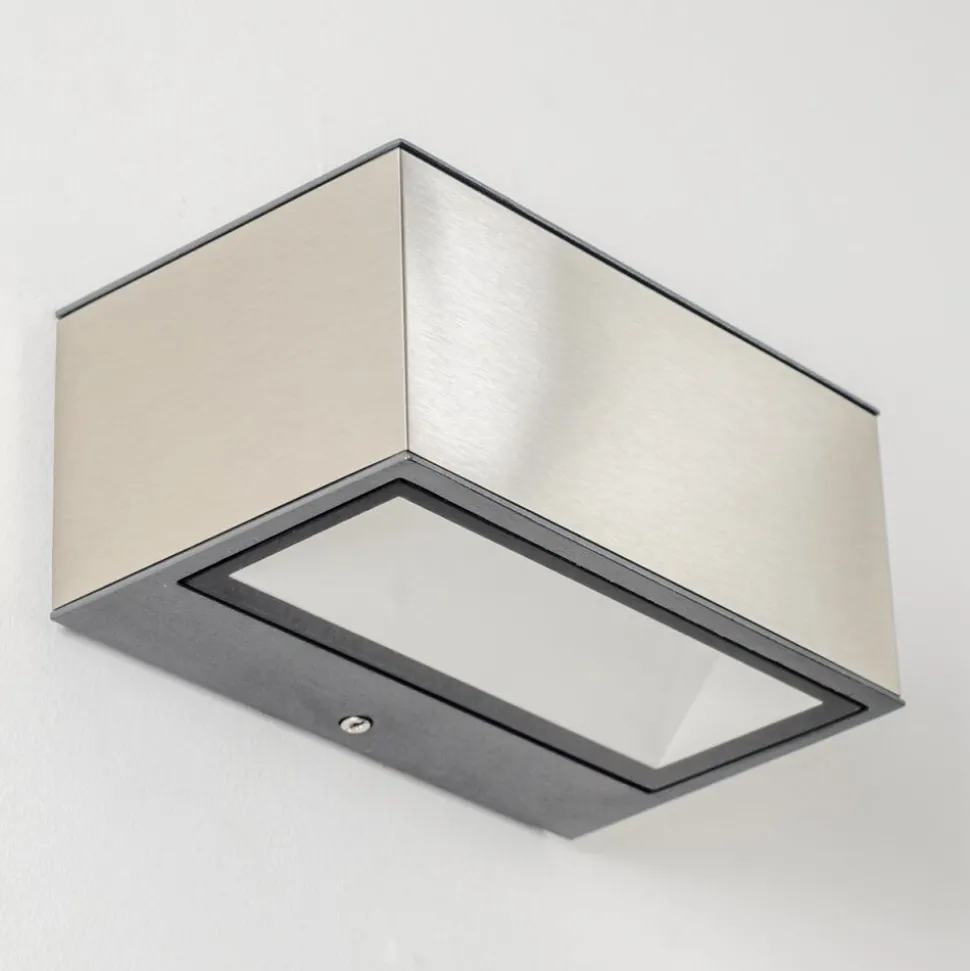 Applique Murale D'Exterieur Spider Led Acier Inoxydable, 1 Lumiere