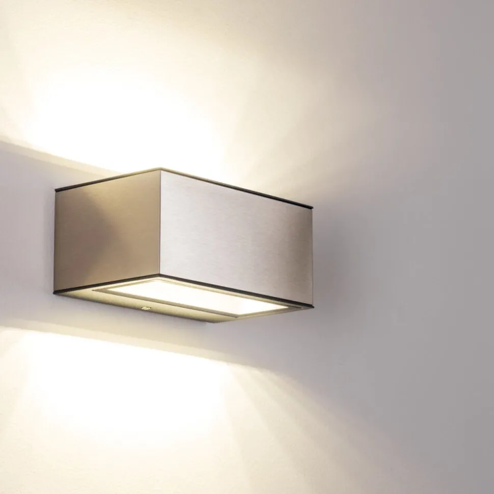 Applique Murale D'Exterieur Spider Led Acier Inoxydable, 1 Lumiere