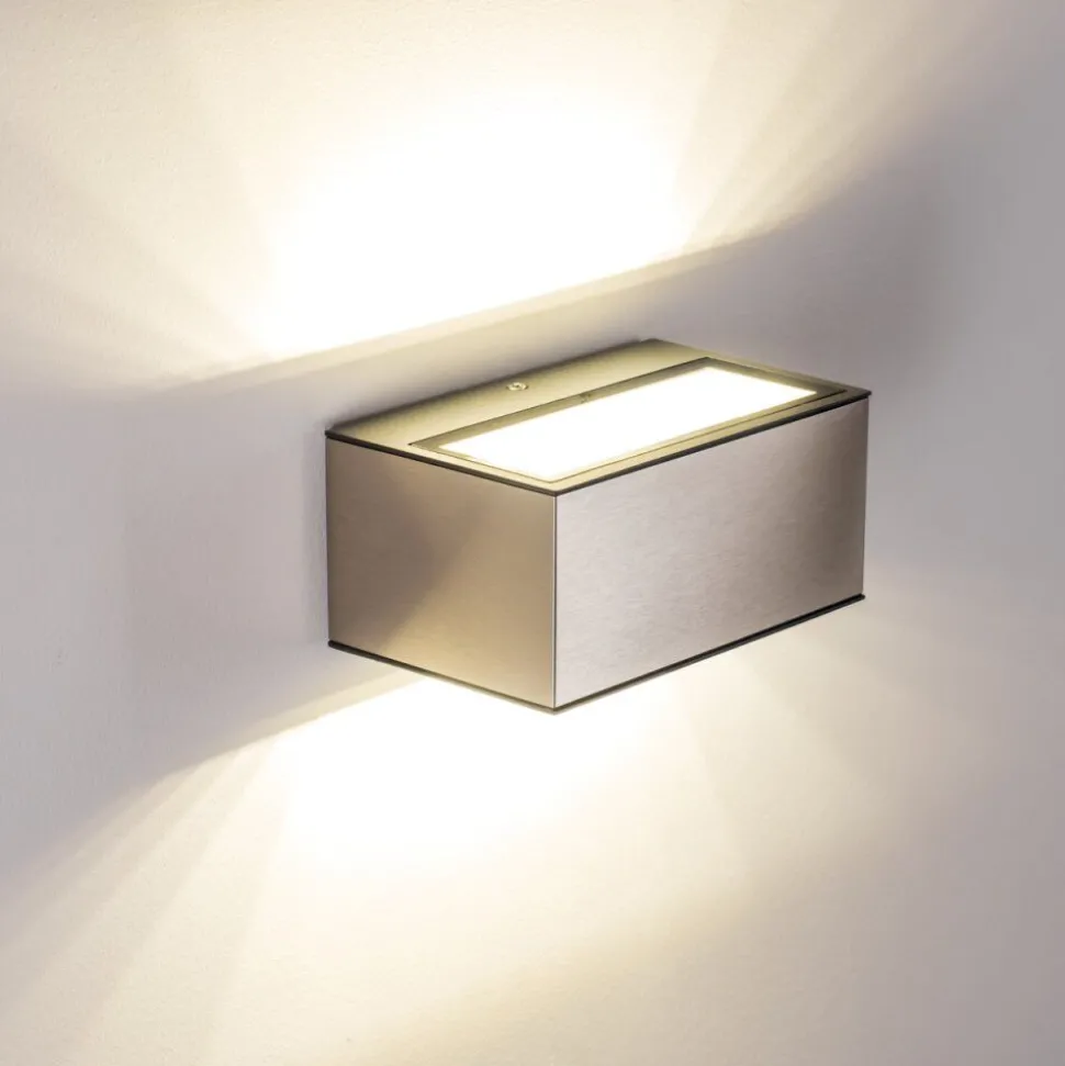 Applique Murale D'Exterieur Spider Led Acier Inoxydable, 1 Lumiere