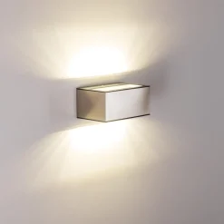 Applique Murale D'Exterieur Spider Led Acier Inoxydable, 1 Lumiere