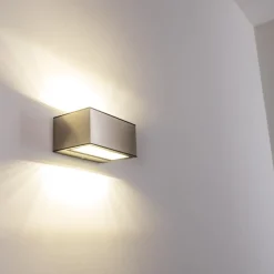 Applique Murale D'Exterieur Spider Led Acier Inoxydable, 1 Lumiere