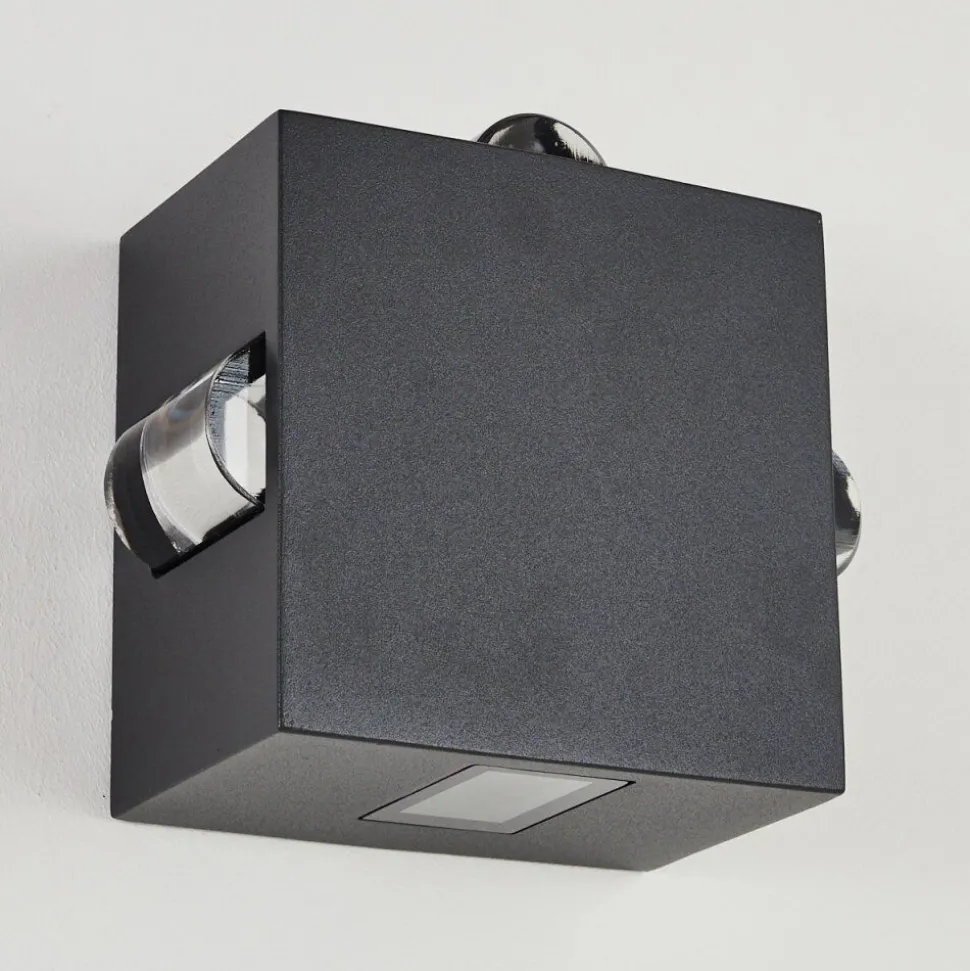 Applique Murale D'Exterieur Bedou Led Anthracite, 1 Lumiere