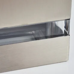 Applique Murale D'Exterieur Edevik Nickel Mat, 2 Lumieres