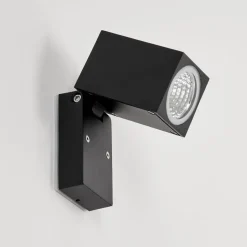 Applique Murale D'Exterieur Holiseva Led Noir, 1 Lumiere