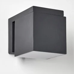 Applique Murale D'Exterieur Swanek Led Anthracite, 1 Lumiere