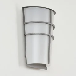 Applique Murale D'Exterieur Lamarche Led Gris, 3 Lumieres