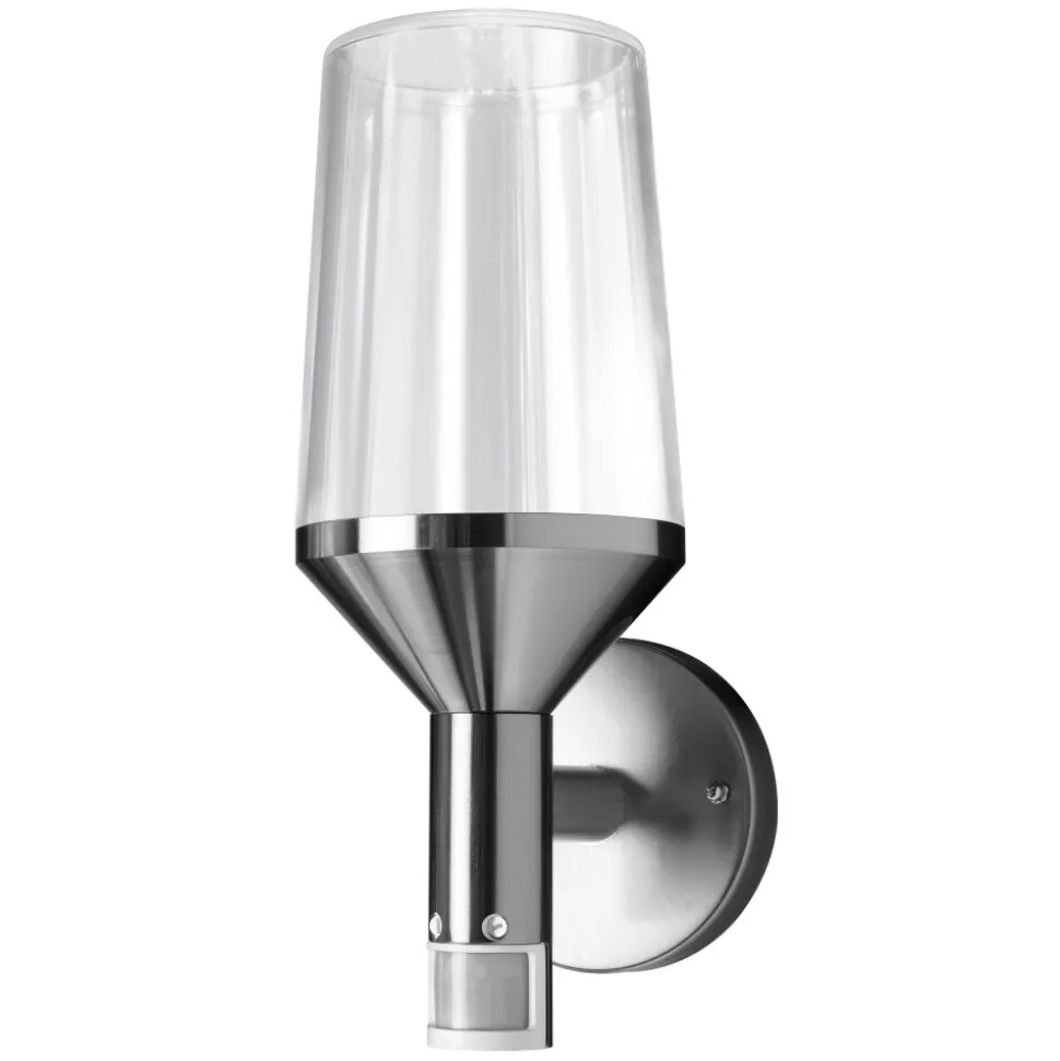 Applique Murale D'Exterieur Ledvance Endura Acier Inoxydable, 1 Lumiere, Detecteur De Mouvement