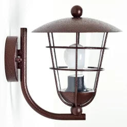 Applique Murale D'Exterieur Sonvil Brun, 1 Lumiere