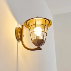 Applique Murale D'Exterieur Sonvil Brun, 1 Lumiere