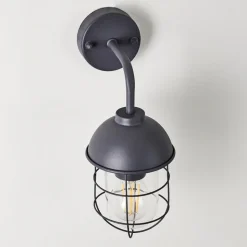 Applique Murale D'Exterieur Toftlund Gris, 1 Lumiere