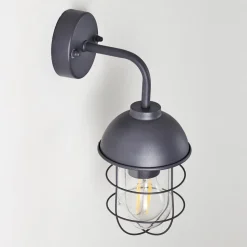 Applique Murale D'Exterieur Toftlund Gris, 1 Lumiere