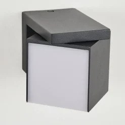 Applique Murale D'Exterieur Swanek Led Anthracite, 1 Lumiere