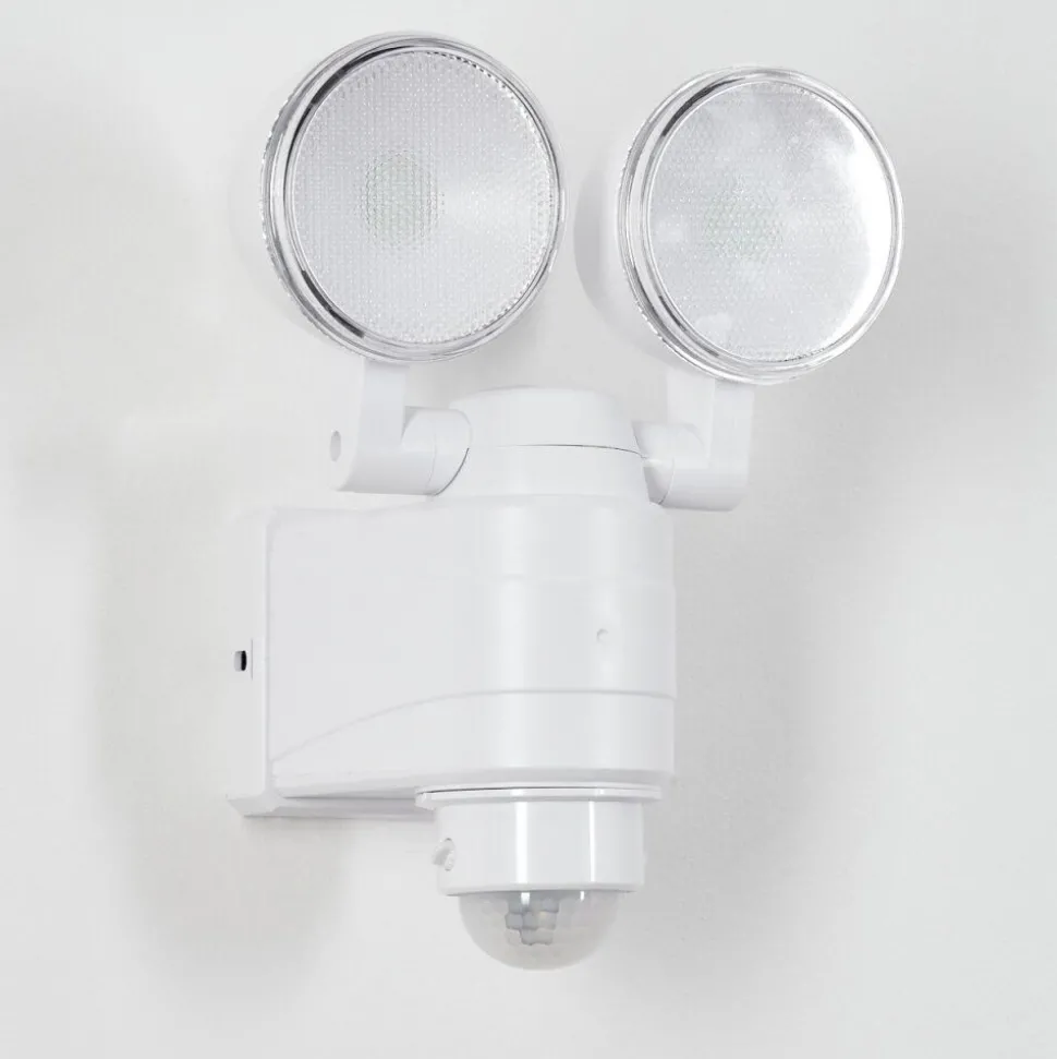 Applique Murale D'Exterieur Anyarhwi Led Blanc, 2 Lumieres, Detecteur De Mouvement