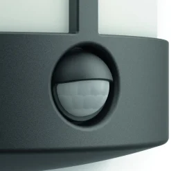 Applique Murale D'Exterieur Philips Stock Led Anthracite, 1 Lumiere, Detecteur De Mouvement