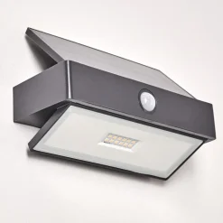 Applique Murale D'Exterieur Wiborg Led Anthracite, 1 Lumiere, Detecteur De Mouvement