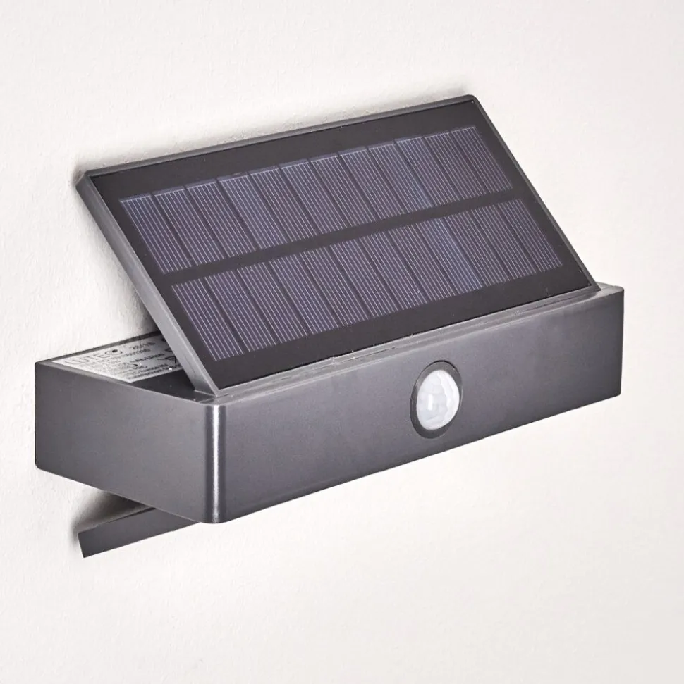 Applique Murale D'Exterieur Wiborg Led Anthracite, 1 Lumiere, Detecteur De Mouvement