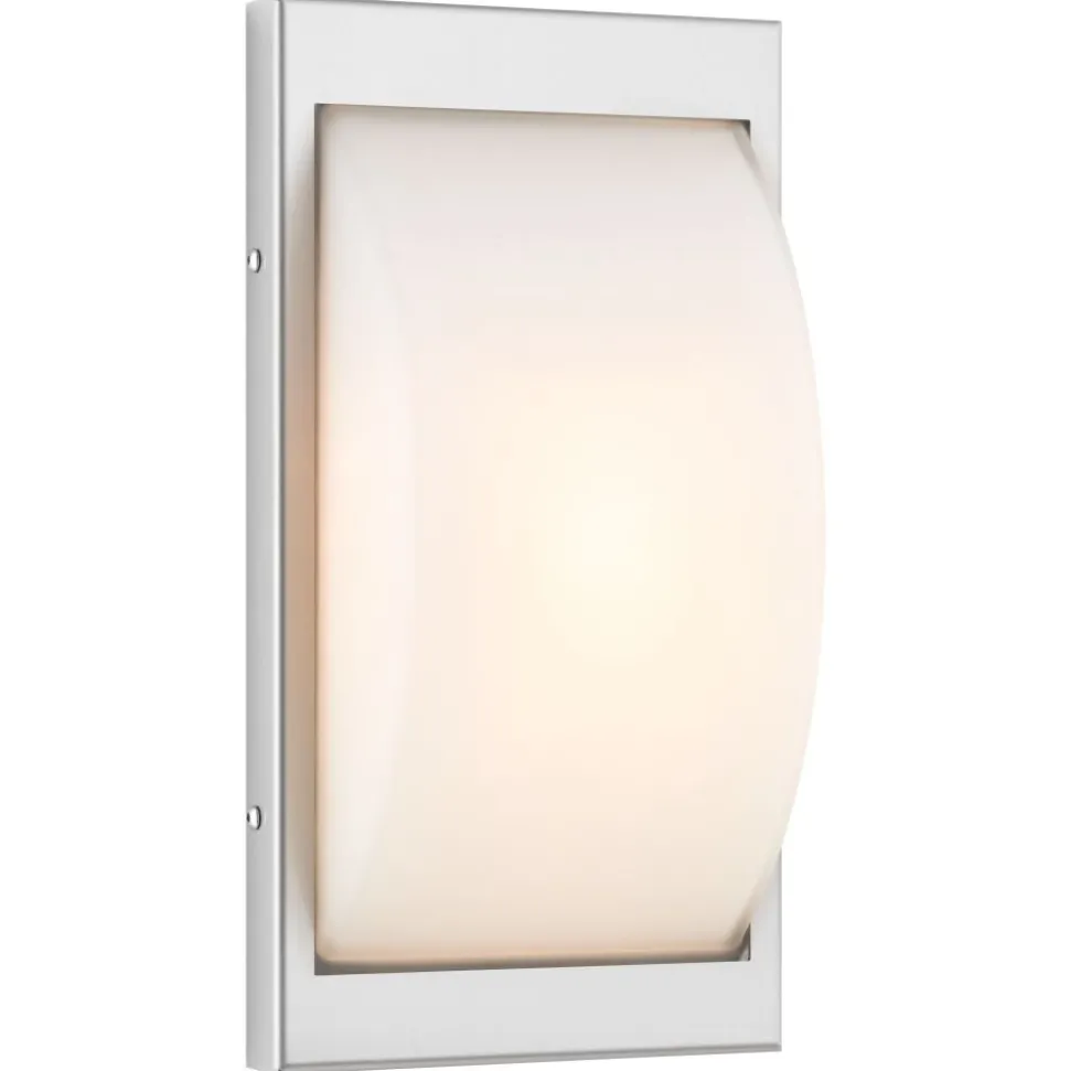 Applique Murale D'Exterieur Lcd Emden Acier Inoxydable, Detecteur De Mouvement